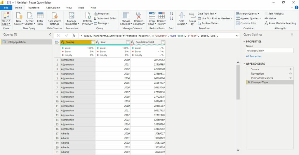 how to import data from power bi - triburge